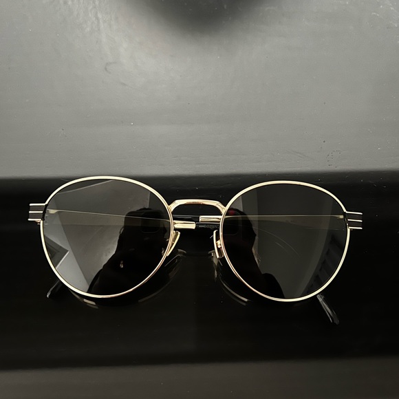Saint Laurent Accessories - Saint Laurent SL M62 003 Gold & Black Sunglasses